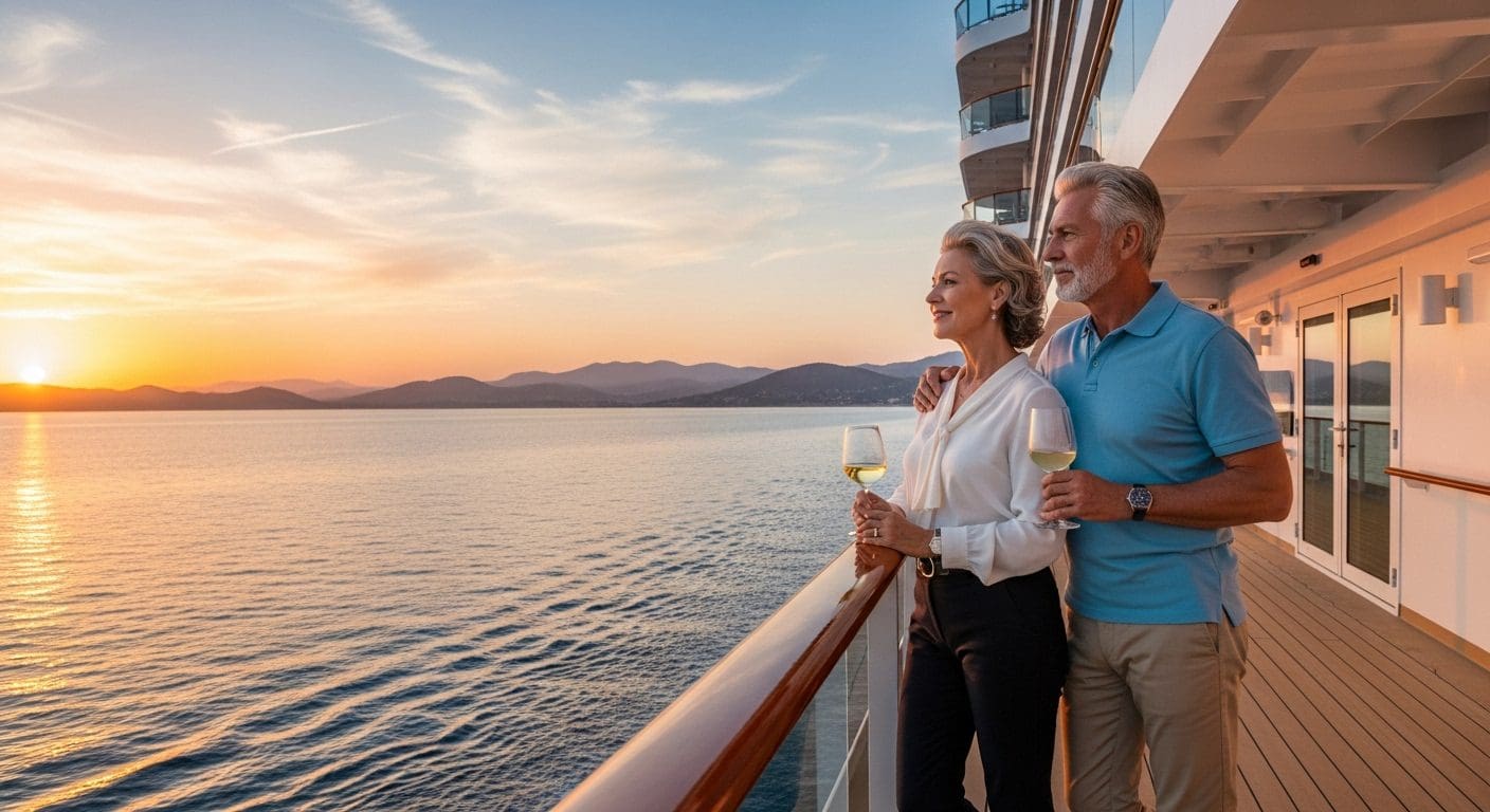 Viking Cruise Ship in the Mediterranean