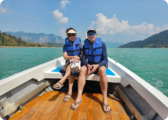 Rob & Nawa in Thailand