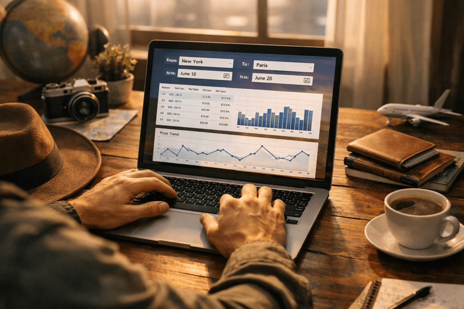 using flight search tools to find cheaper airfare deals