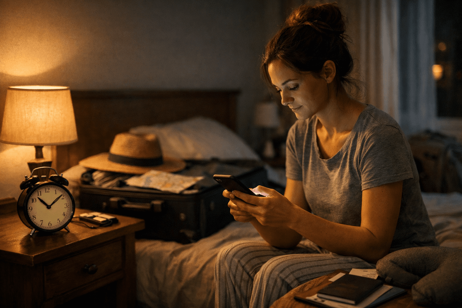 adjusting sleep schedule before travel to reduce jet lag