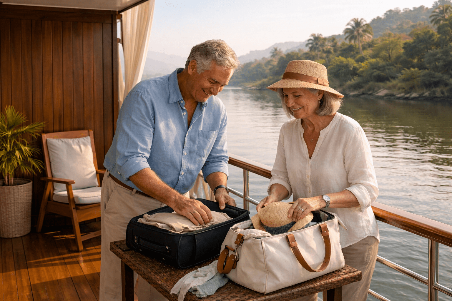 Mekong River cruise packing list for seniors