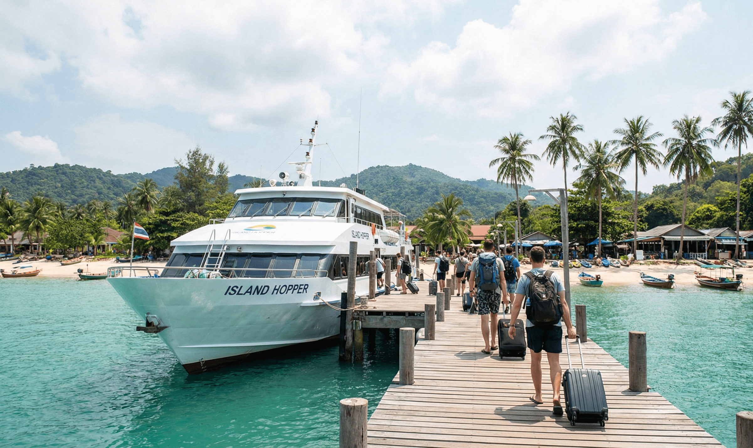 ferry travel to thai islands