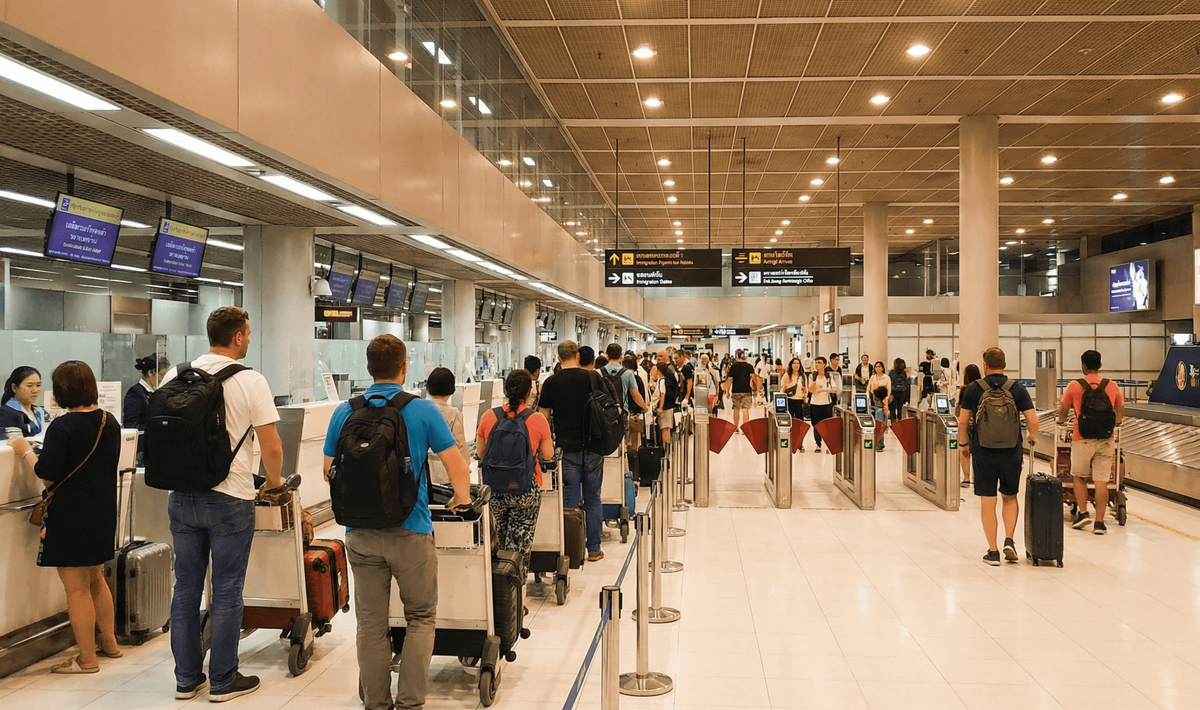 bangkok airport arrivals