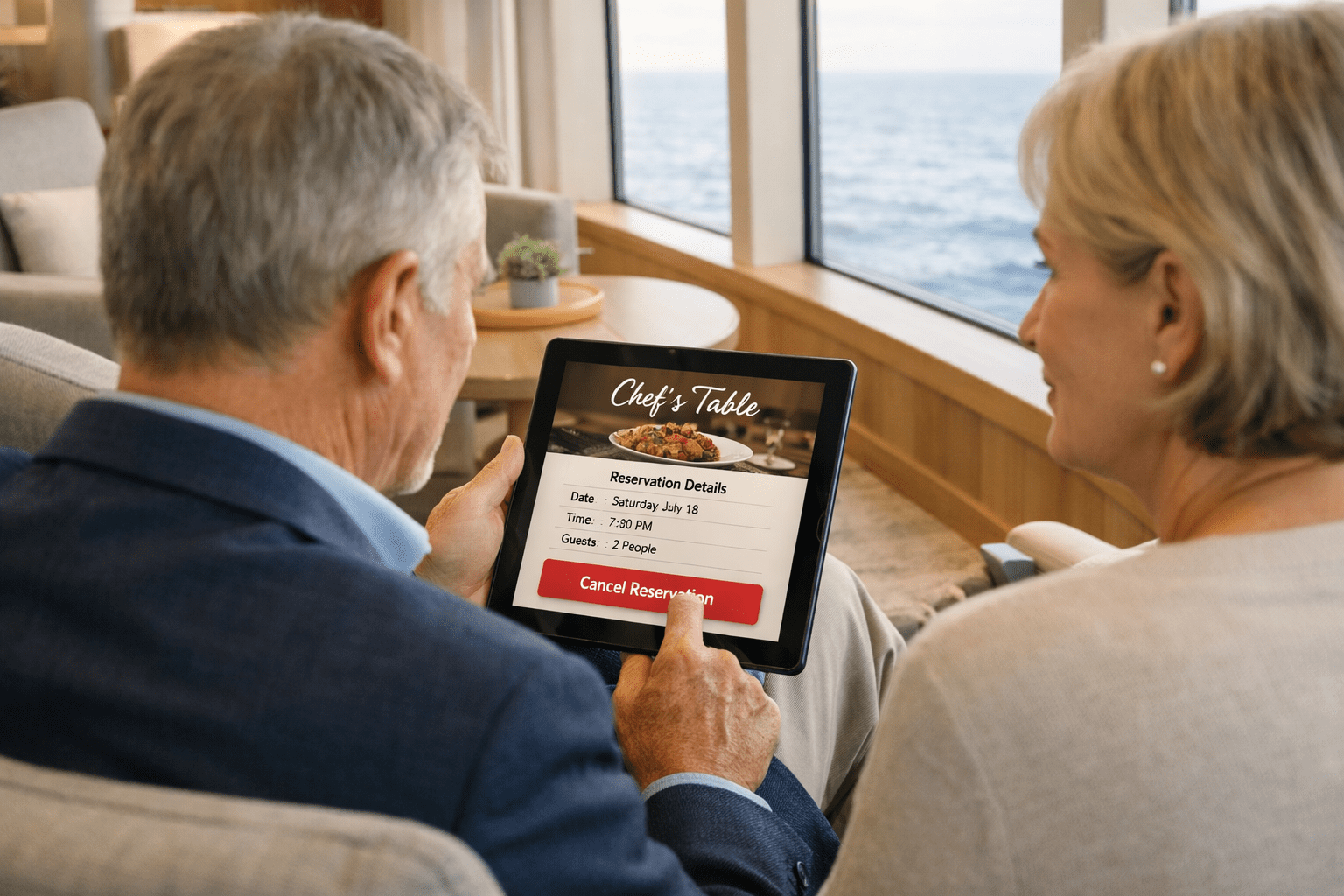 cancelling Chef's table booking