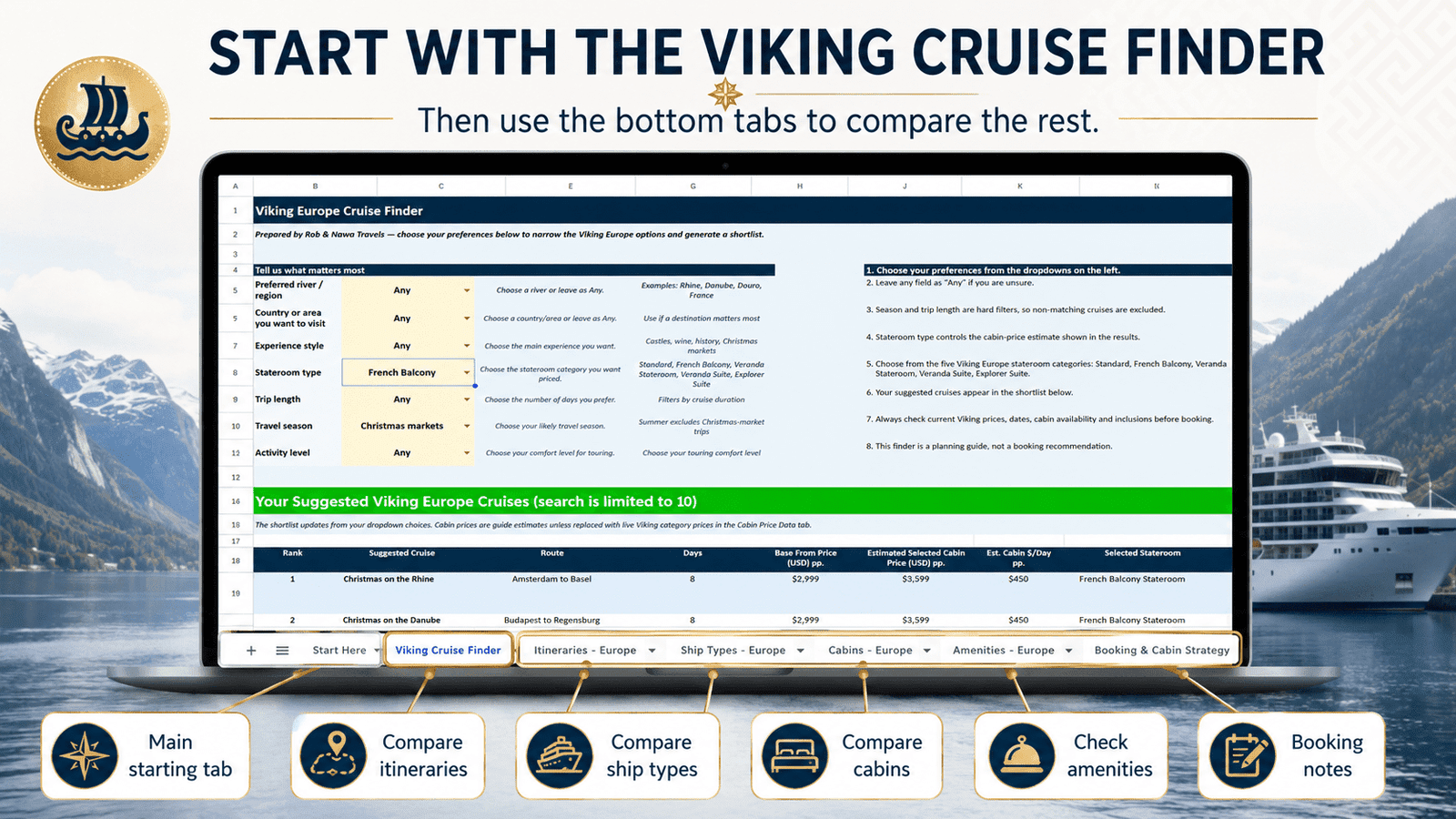Viking eUROPEAN RIVER CRUISE FINDER