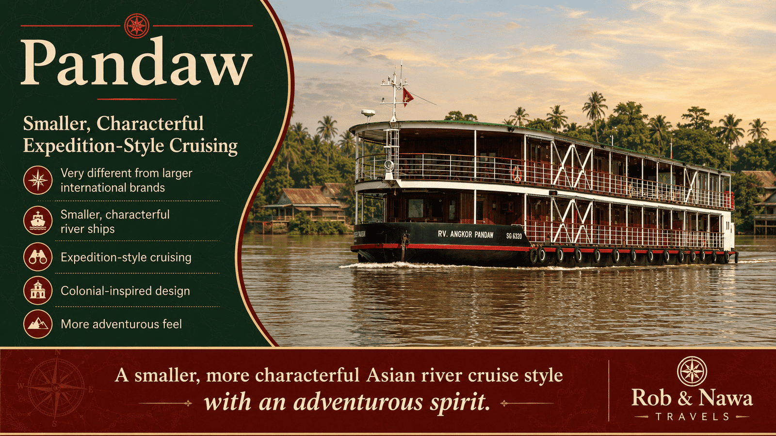 Pandaw Asian river cruises